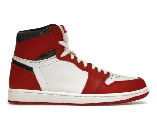 Chaussures de Basket Retro High OG Chicago Lost and Found Rouge et Blanc style J1