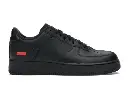 Chaussures de Basket Basses Couleur Noire avec Logo style AF1 Sup