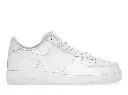 Chaussures de Basket Basses Couleur Blanche avec Logo style AF1