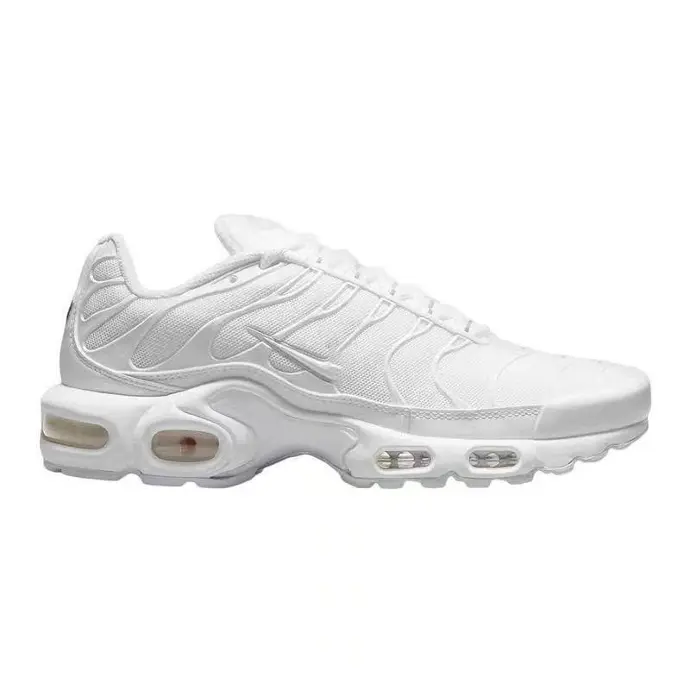 Chaussures de Sport Couleur Blanc à Lacets style TN